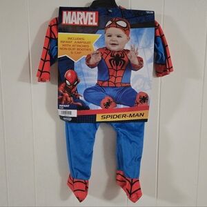 Marvel Spiderman Infant Costume - Red and Blue - Size 0 - 6 Months
